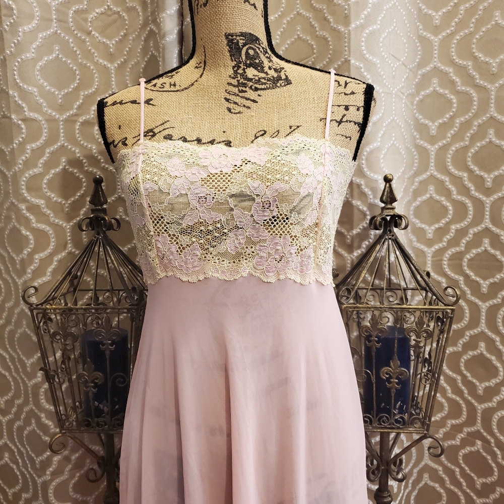Victoria's Secret Pink Sheer Gown